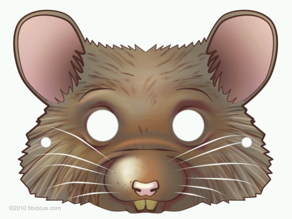 Rat Mask Template Free Printable Papercraft Templates, 50% OFF