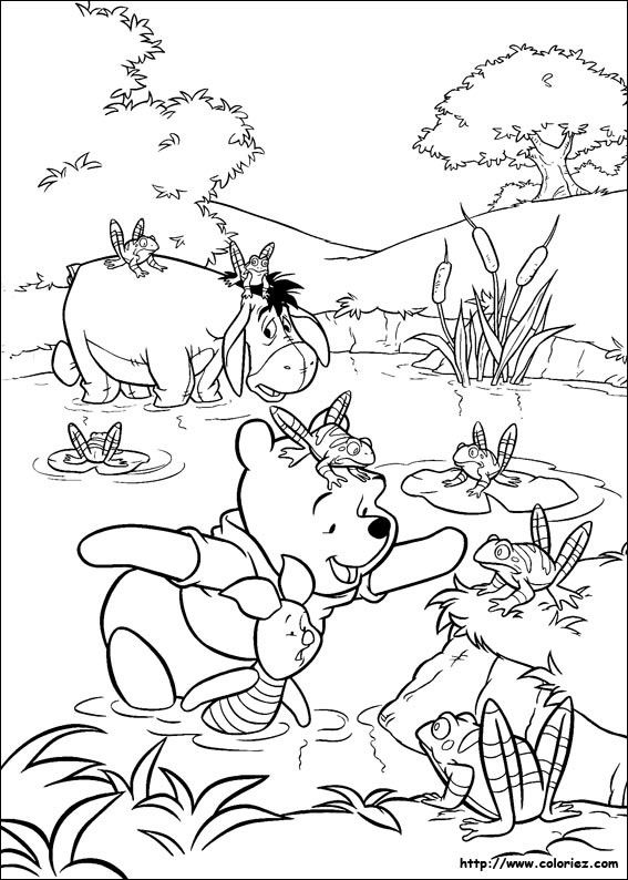 coloriages winnie ourson