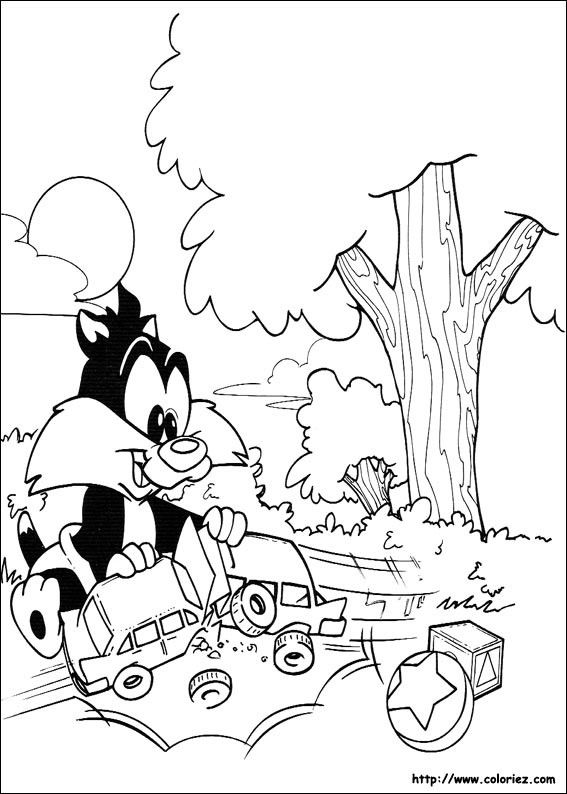 rub coloriages looney toons et tiny toons 3