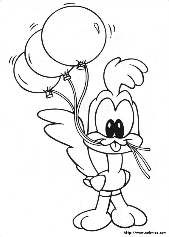 rub coloriages looney toons et tiny toons 2