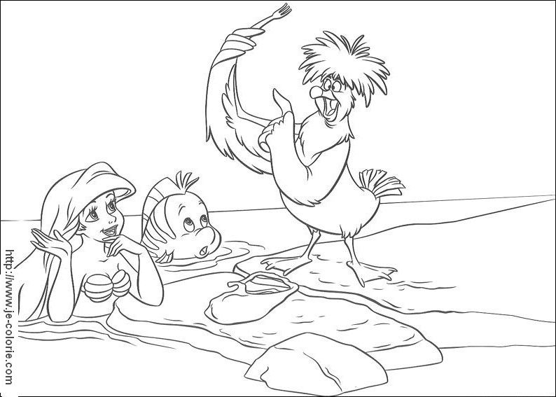 coloriages la petite sirene - Page 3